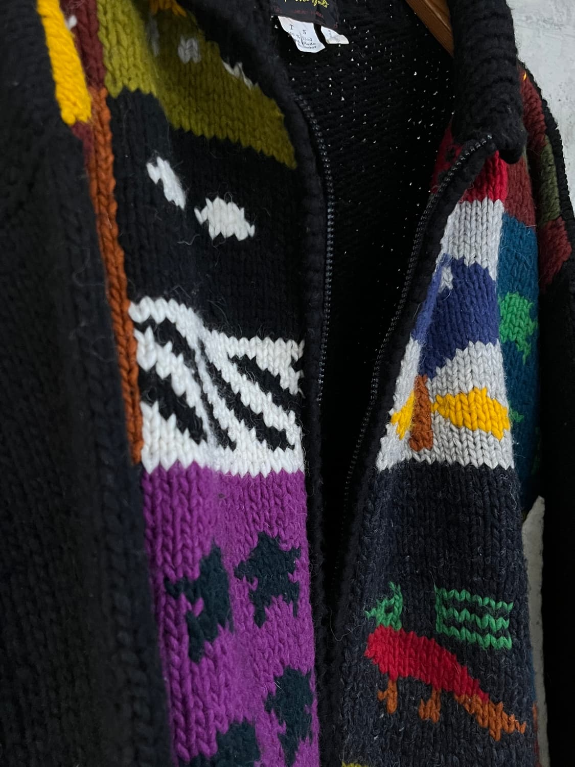 80s VINTAGE KNIT ZIP-UP 상품이미지6