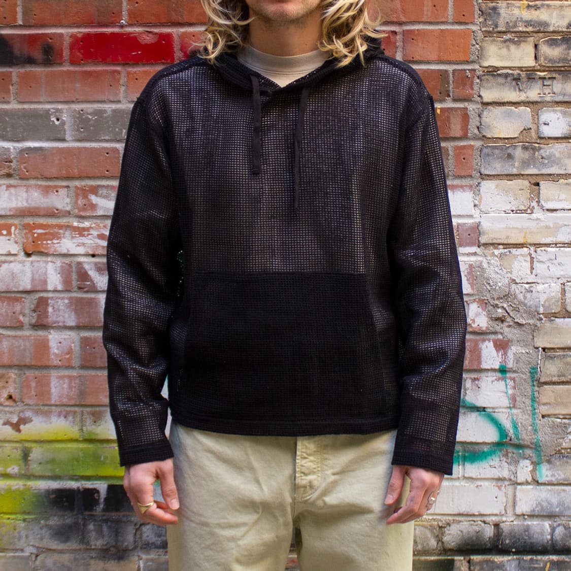 스투시 메쉬 후드 stussy cotton mesh hoodie XL 상품이미지7