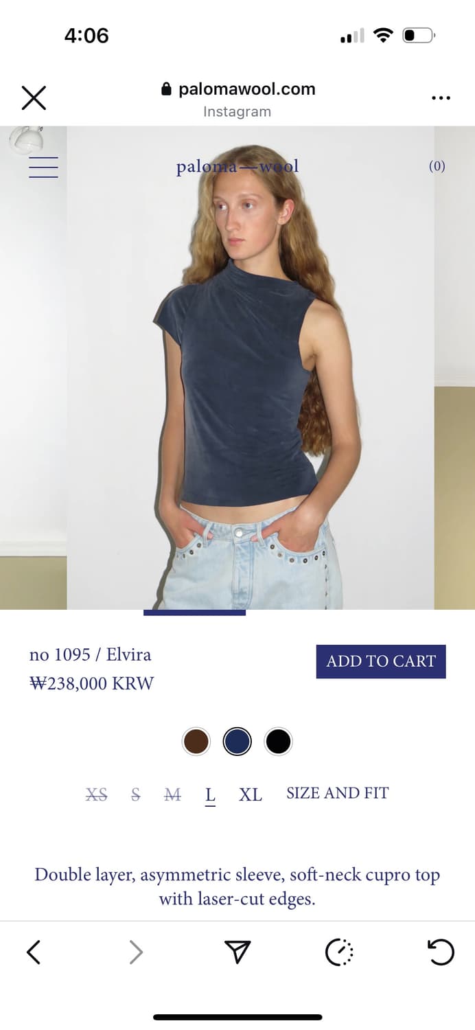 paloma wool top S 상품이미지3