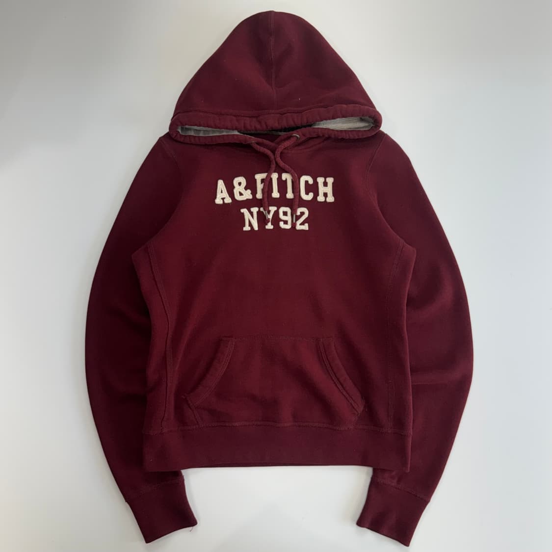 Abercrombie 아베크롬비 버건디 후드티 상품이미지3