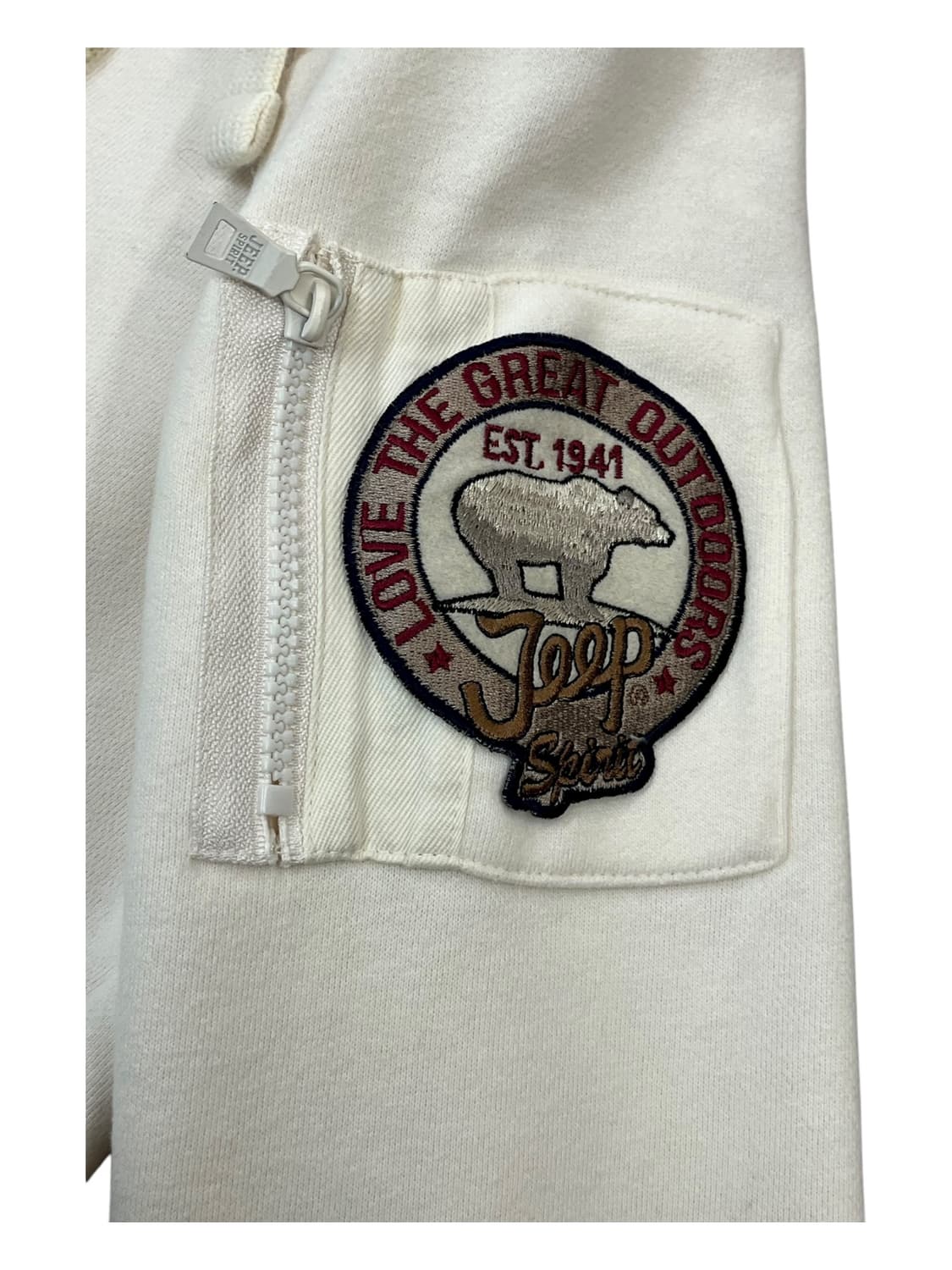 지프 후드집업 아이보리 L #csz1865 상품이미지4