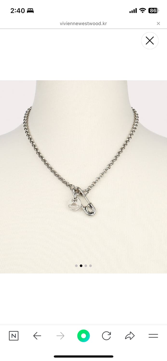 비비안웨스트우드 이모진 네크리스 상품이미지3