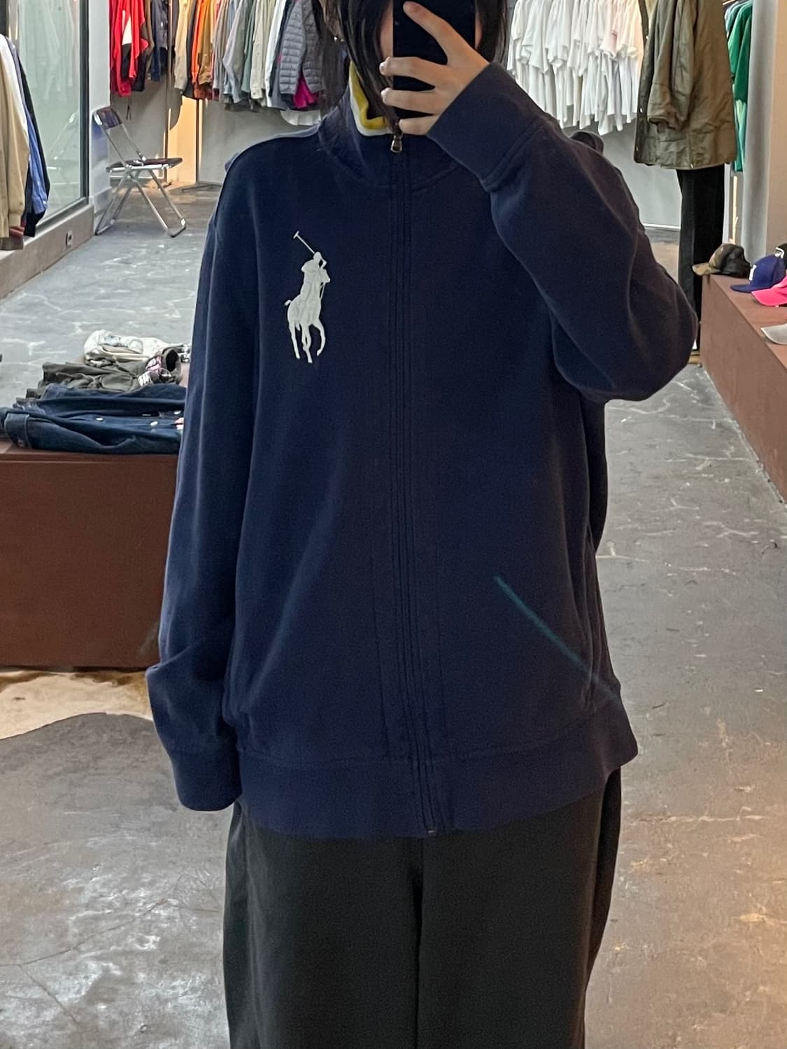 폴로 랄프로렌 빅포니 네이비 집업 자켓 H2078 상품이미지1