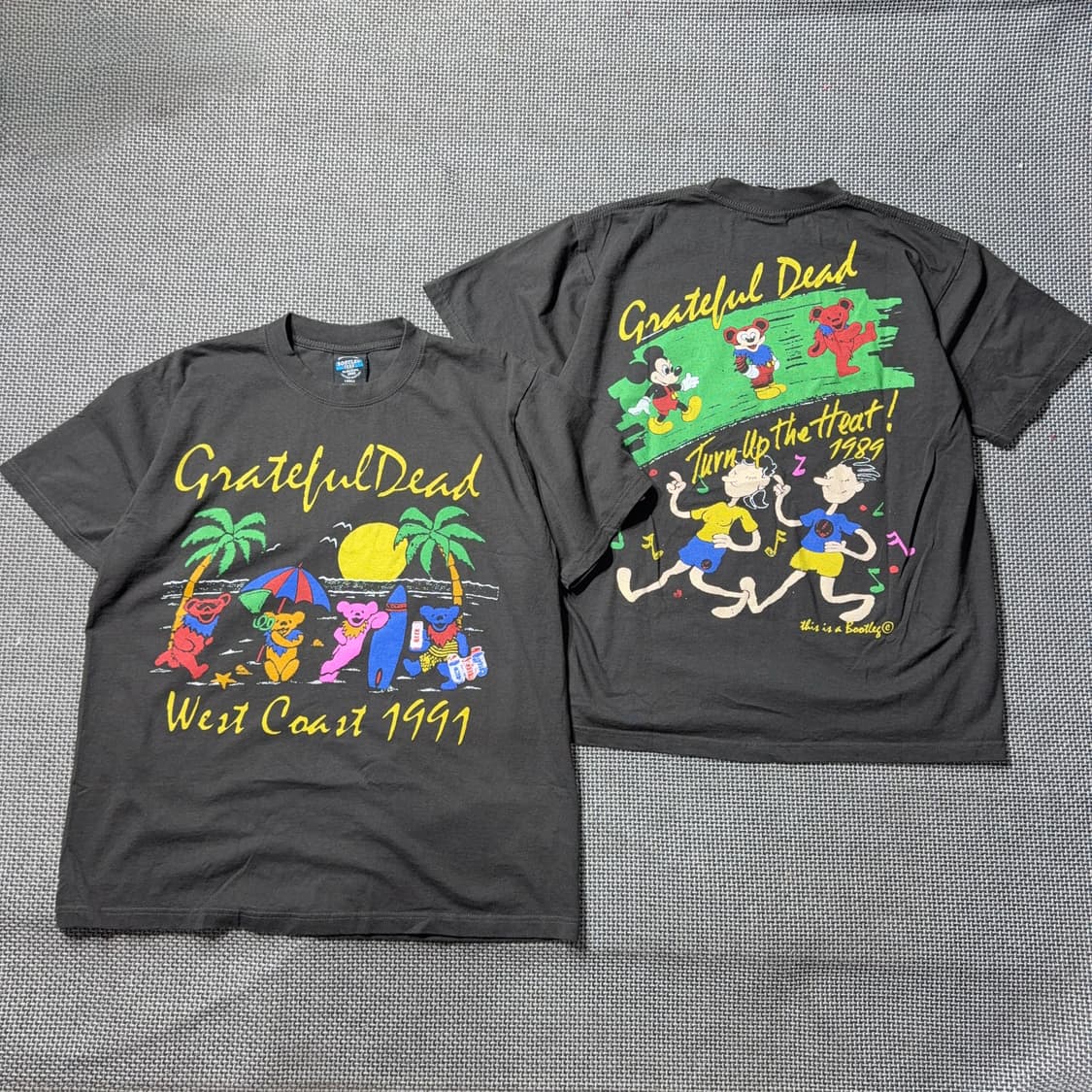 새상품) 그레이풀데드 락밴드 프린팅 티셔츠 (L/XL) 상품이미지1