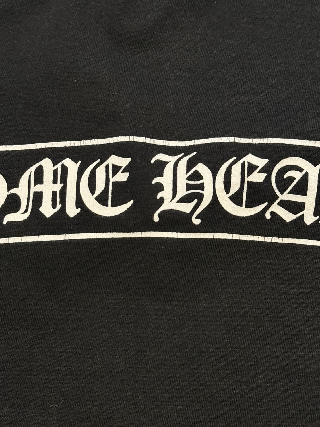 크롬하츠 스크롤 로고 티셔츠 블랙 S 상품이미지6