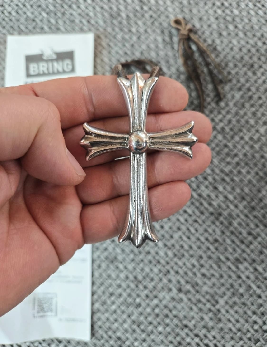 정품 크롬하츠 라지 크로스 펜던트 상품이미지2