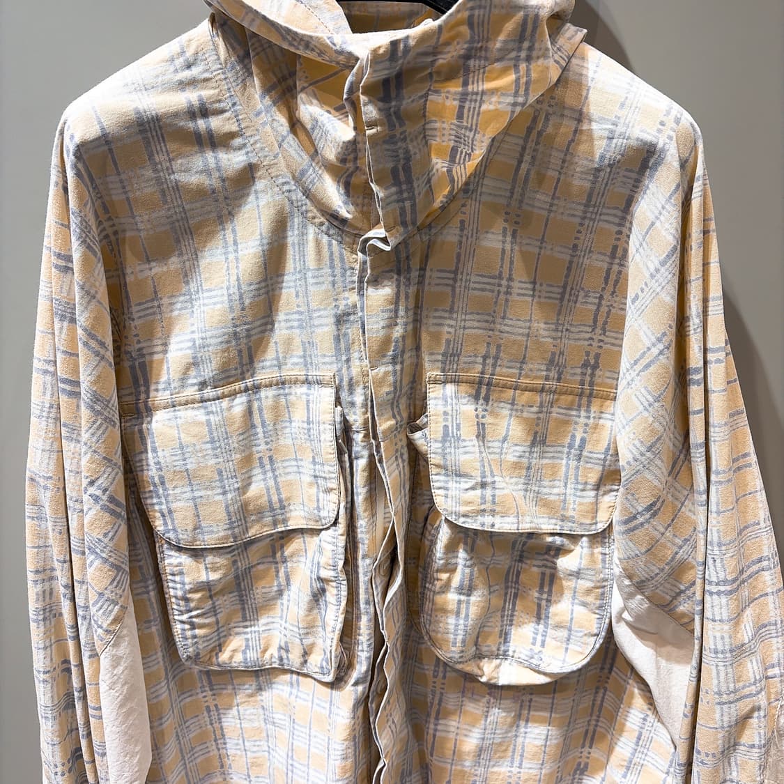 (정품/새상품) Story mfg 스토리mfg 남성 체크 포러저 자켓 상품이미지2