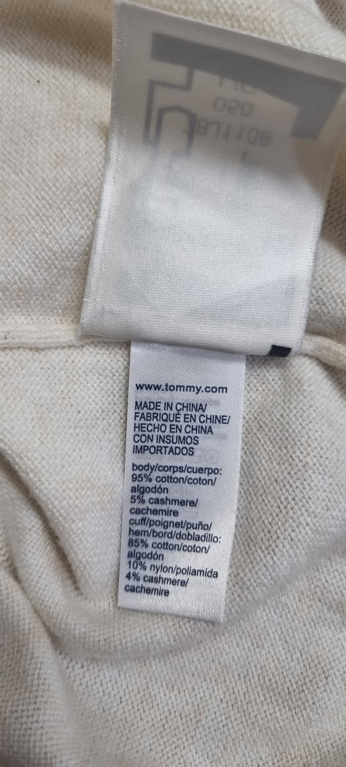 타미힐피거 피마코튼 캐시미어5% 반폴라 니트 L _ 남성 상품이미지10