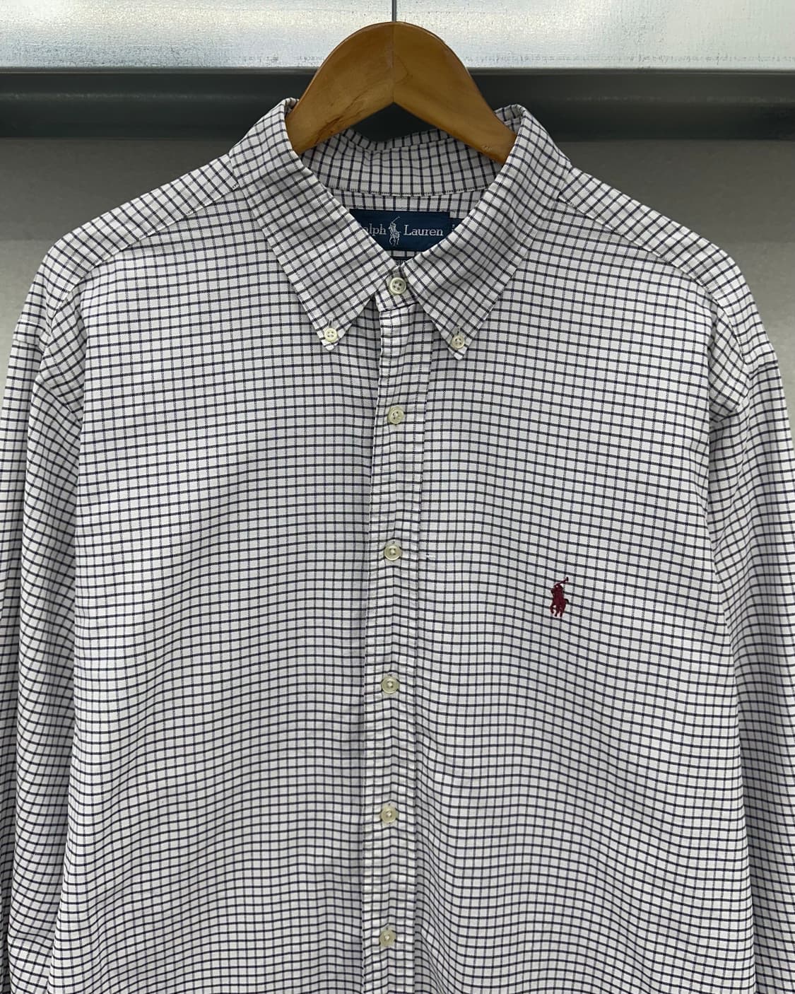 (3XL)폴로 체크 셔츠-M924 상품이미지2