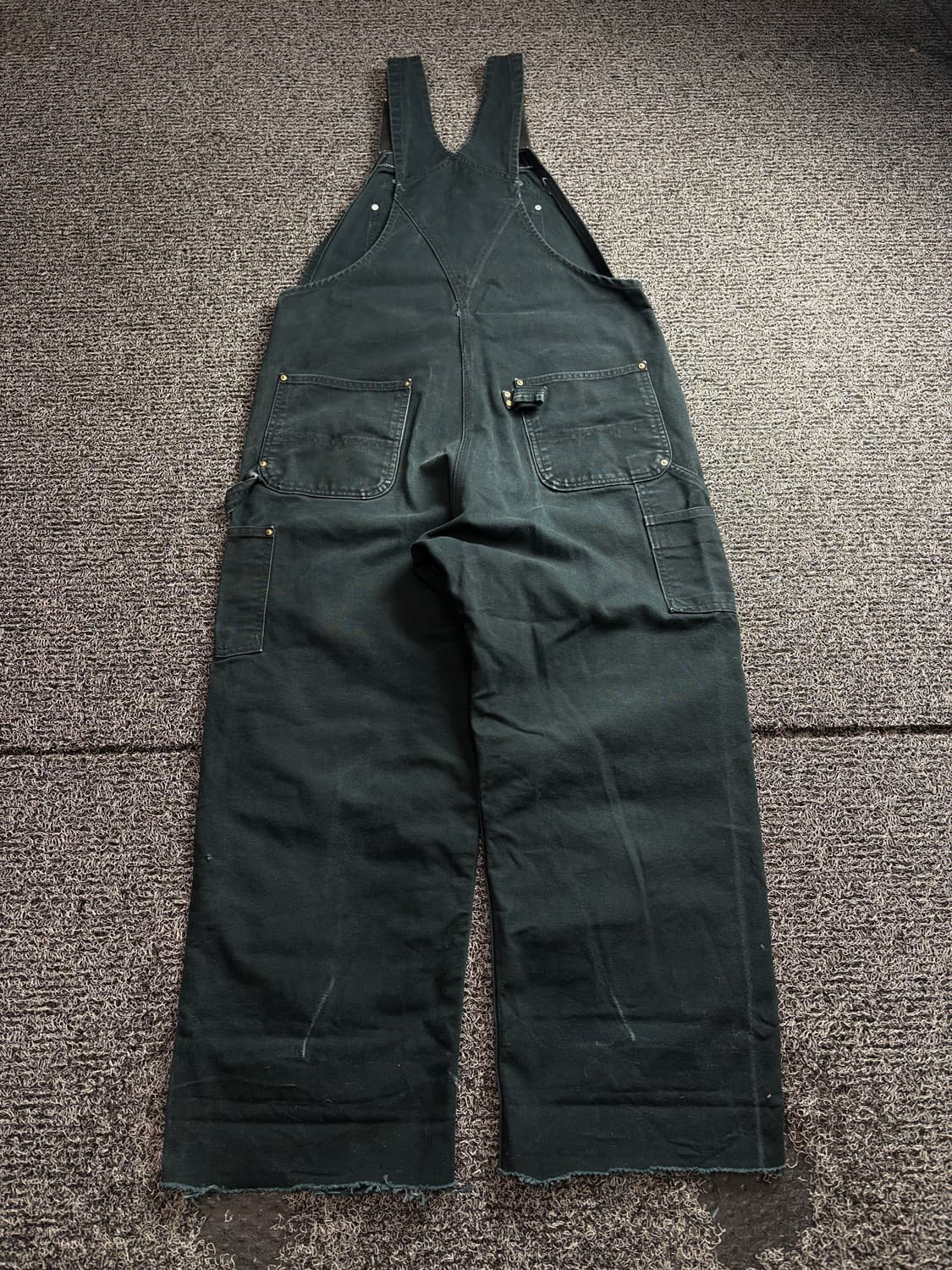 칼하트 올드스쿨 덕 캔버스 더블니 워크 오버롤 3386 상품이미지5