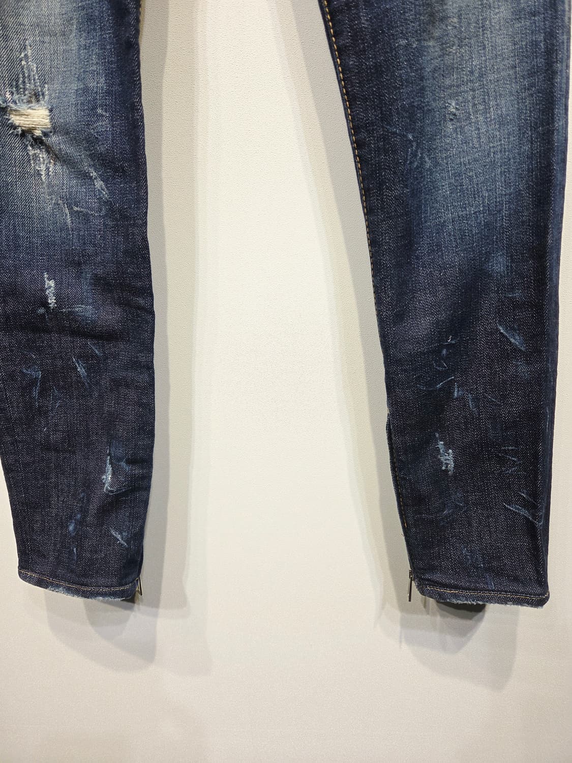 디스퀘어드2 스키니 지퍼 데님 팬츠_38 상품이미지4