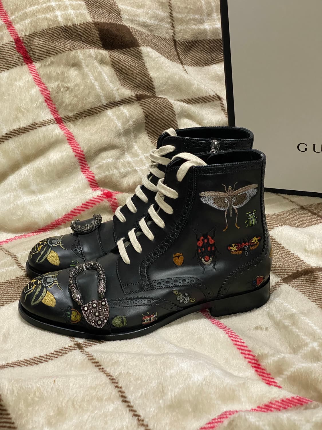 구찌 꿀벌 자수 부츠 8 (265-270) 상품이미지3