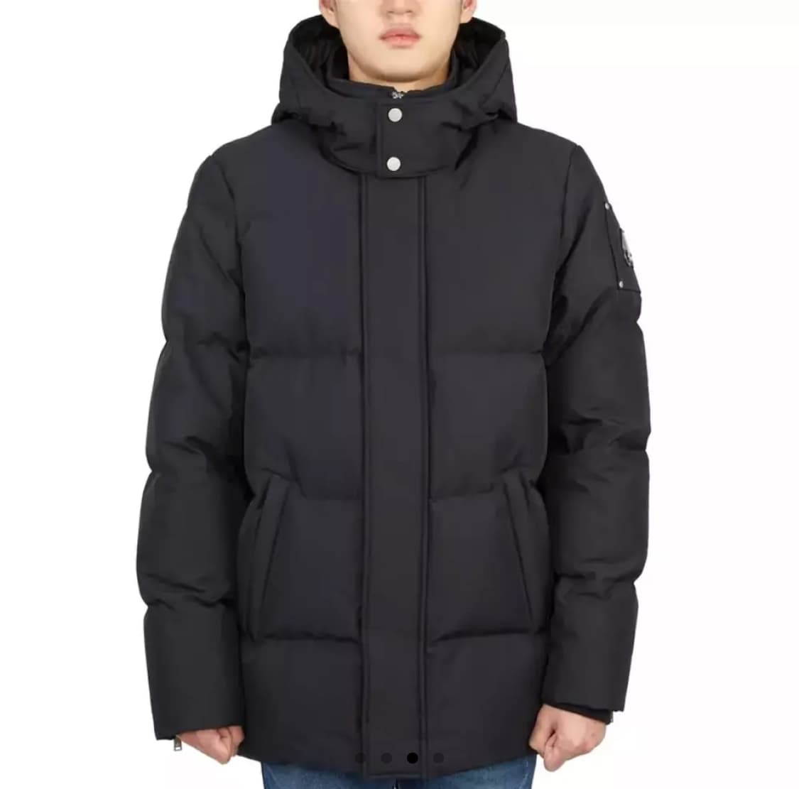 무스너클 블랙 패딩 점퍼 새상품급 xl 상품이미지4