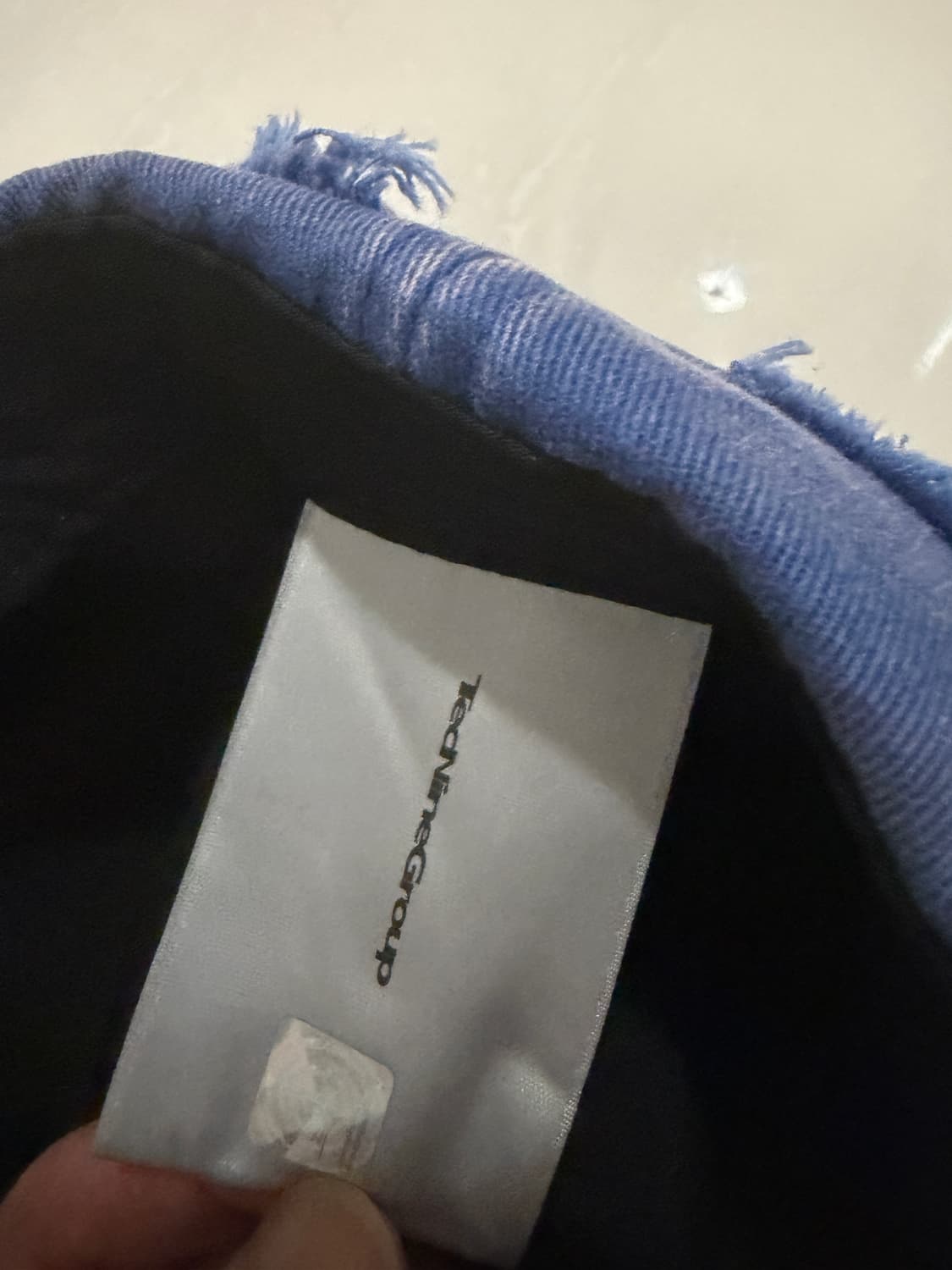 TECNINEGROUP 카모 디스트레스드 패널 스타 자수 캡 상품이미지3