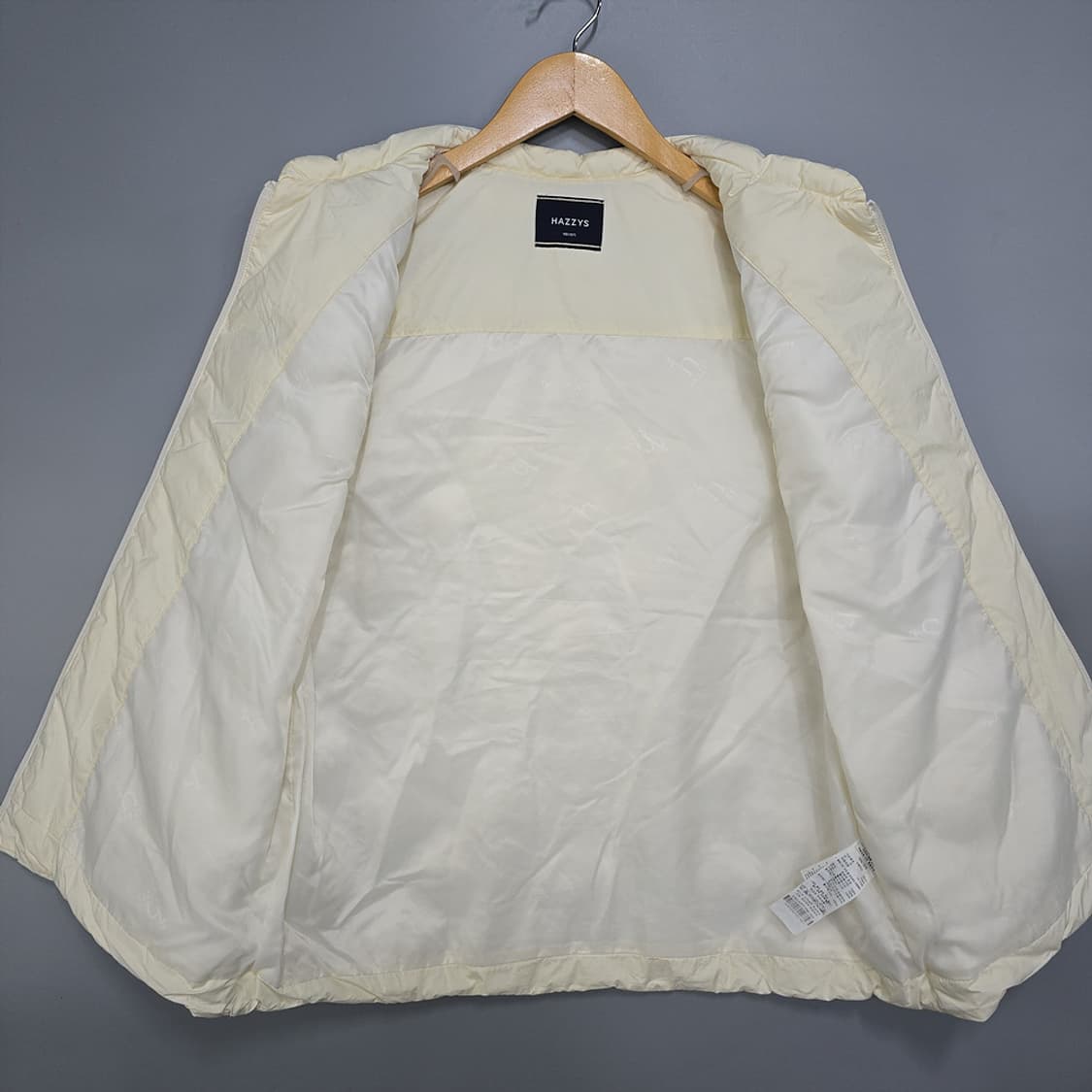 헤지스(HAZZYS) 경량 다운 베스트 165 상품이미지5