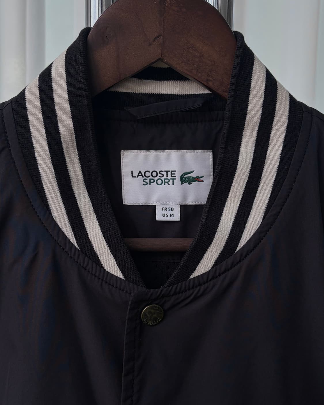 [M]라코스테 블랙 스타디움 자켓 상품이미지7