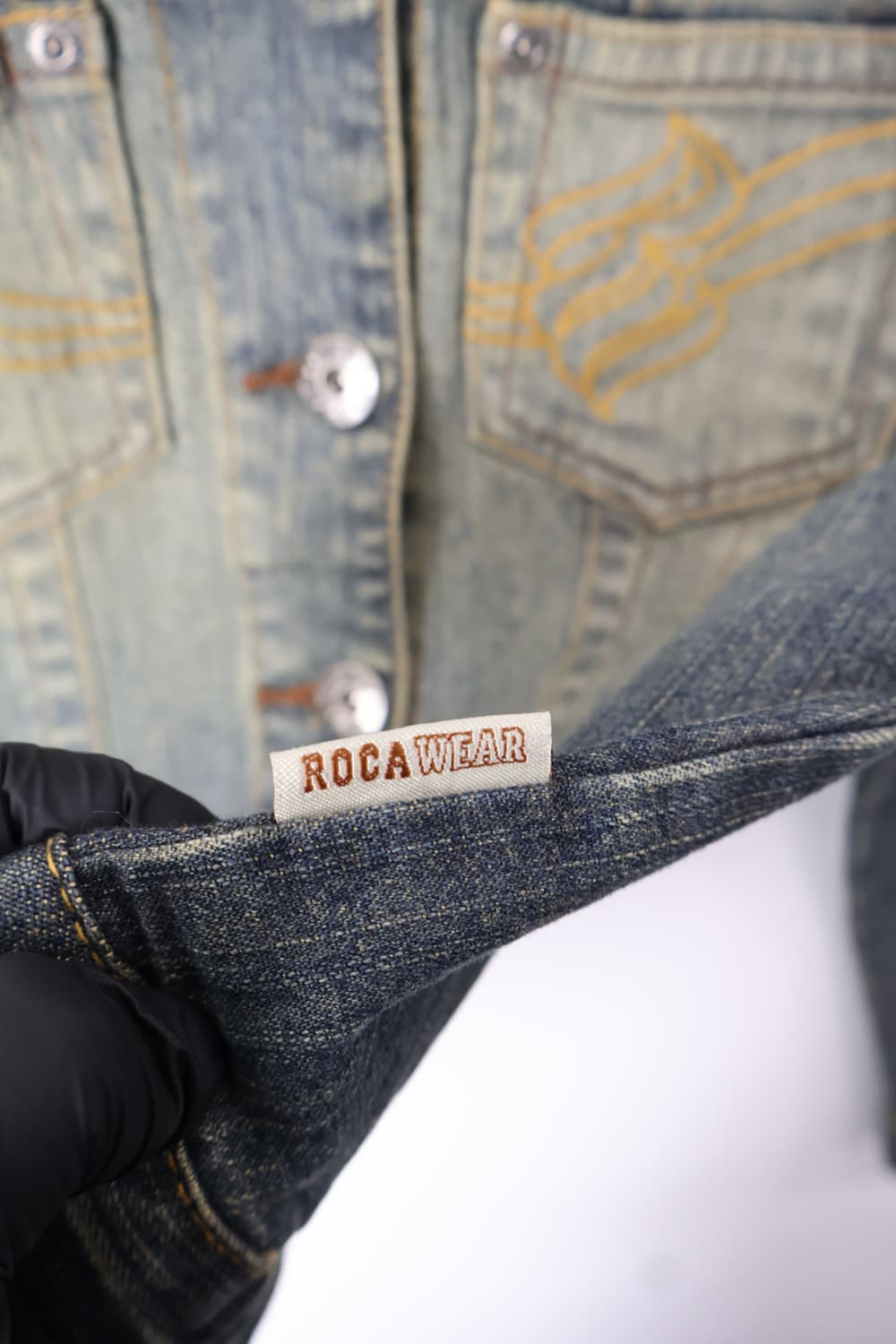 'Rocawear' Y2K Embroidery Denim Jacket 상품이미지7