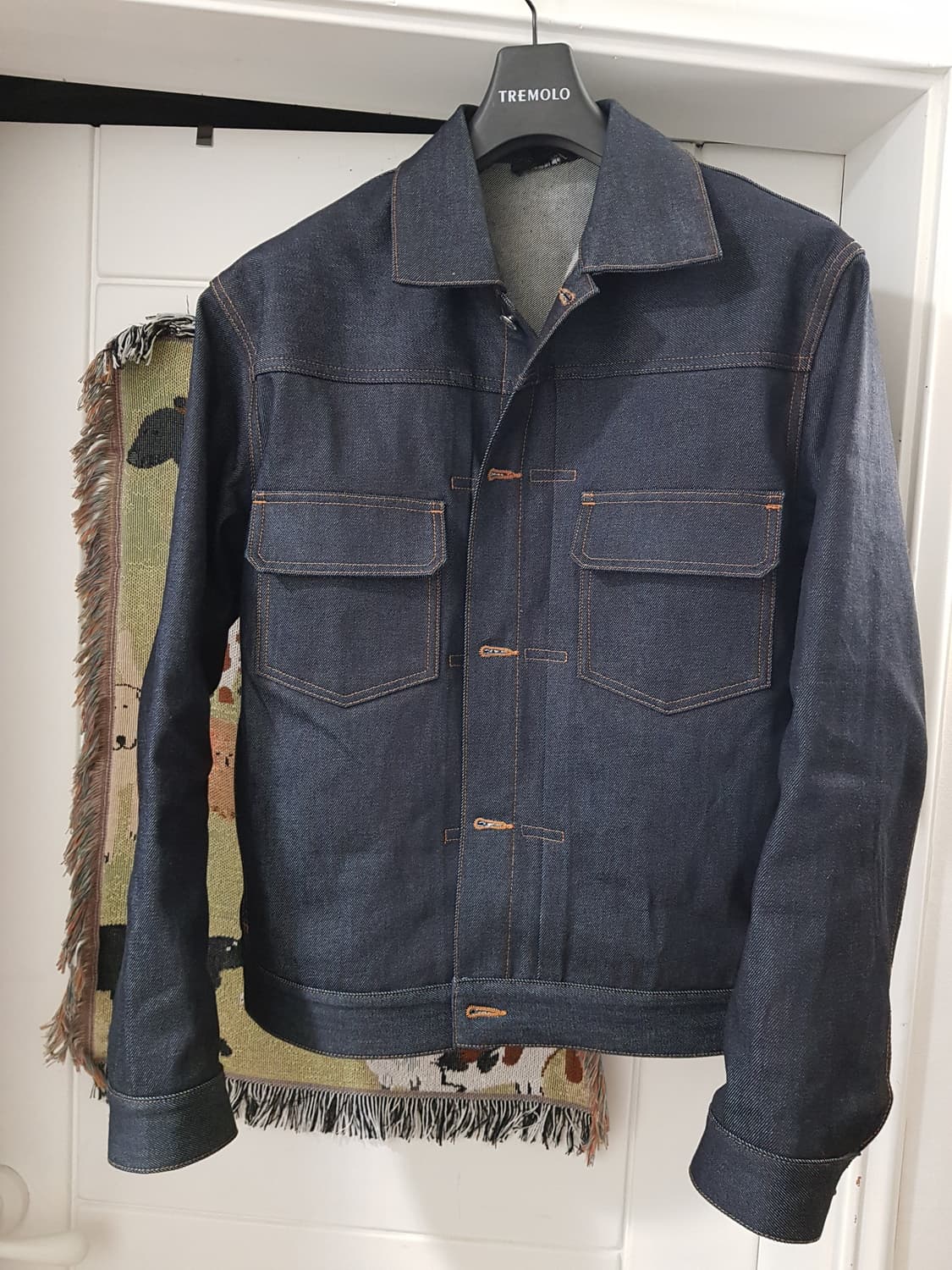 아페쎄 APC VESTE PLUS FM × 프릭스토어 별주 데님 자켓 상품이미지4