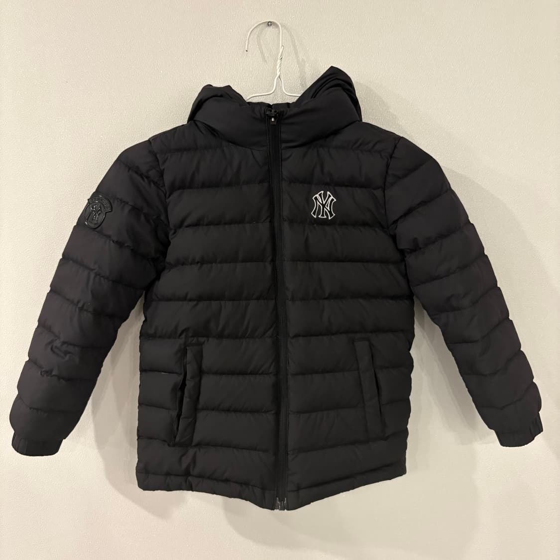 MLB 뉴욕양키스 아동용 패딩 점퍼 블랙 상품이미지1