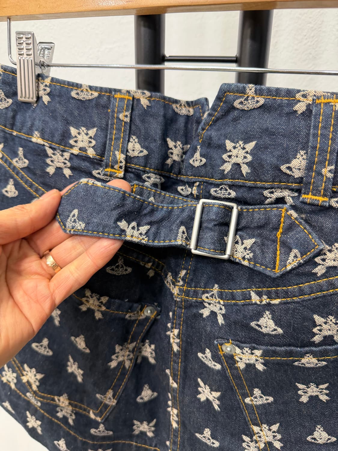 정품) 비비안웨스트우드 데님 미니스커트 2(28) 상품이미지6