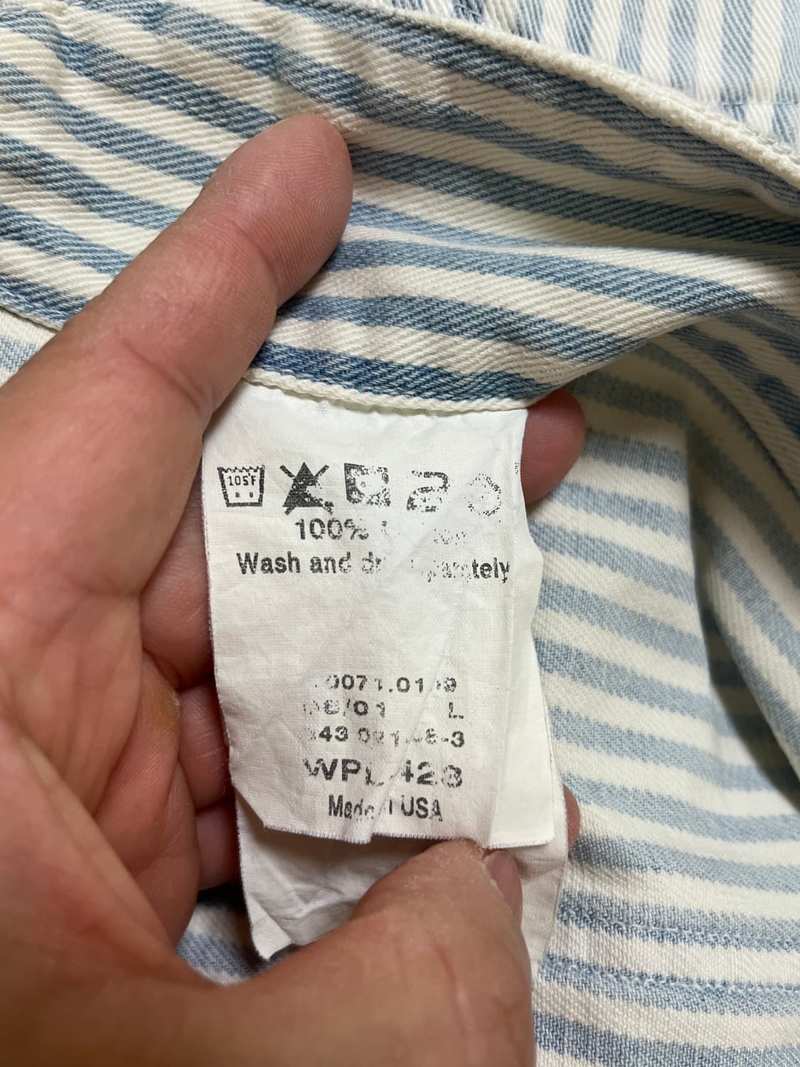 리바이스빈티지클로딩 LVC1917 Sun Worn 히코리 색코트 L 상품이미지8