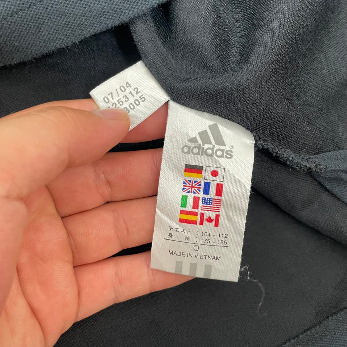 아디다스 블랙 카라넥 롱 슬리브 반집업 상품이미지6