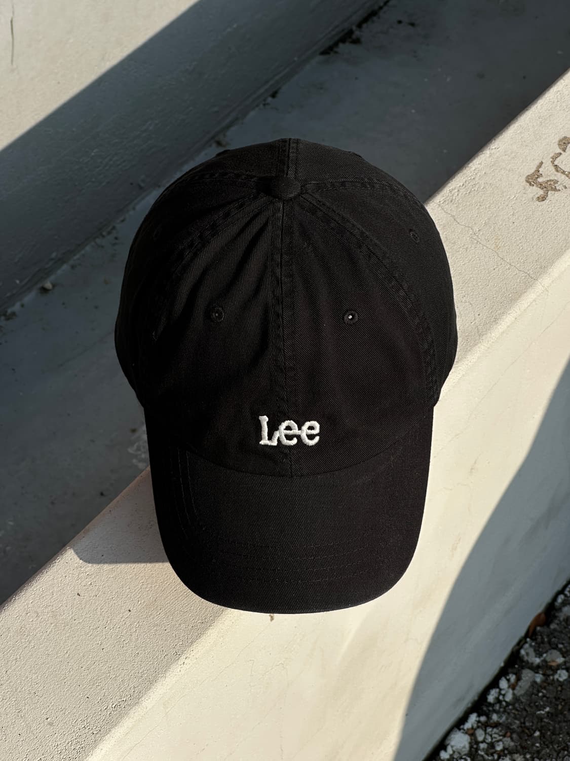 [F] Lee 리 로고 블랙 볼캡 모자 상품이미지1