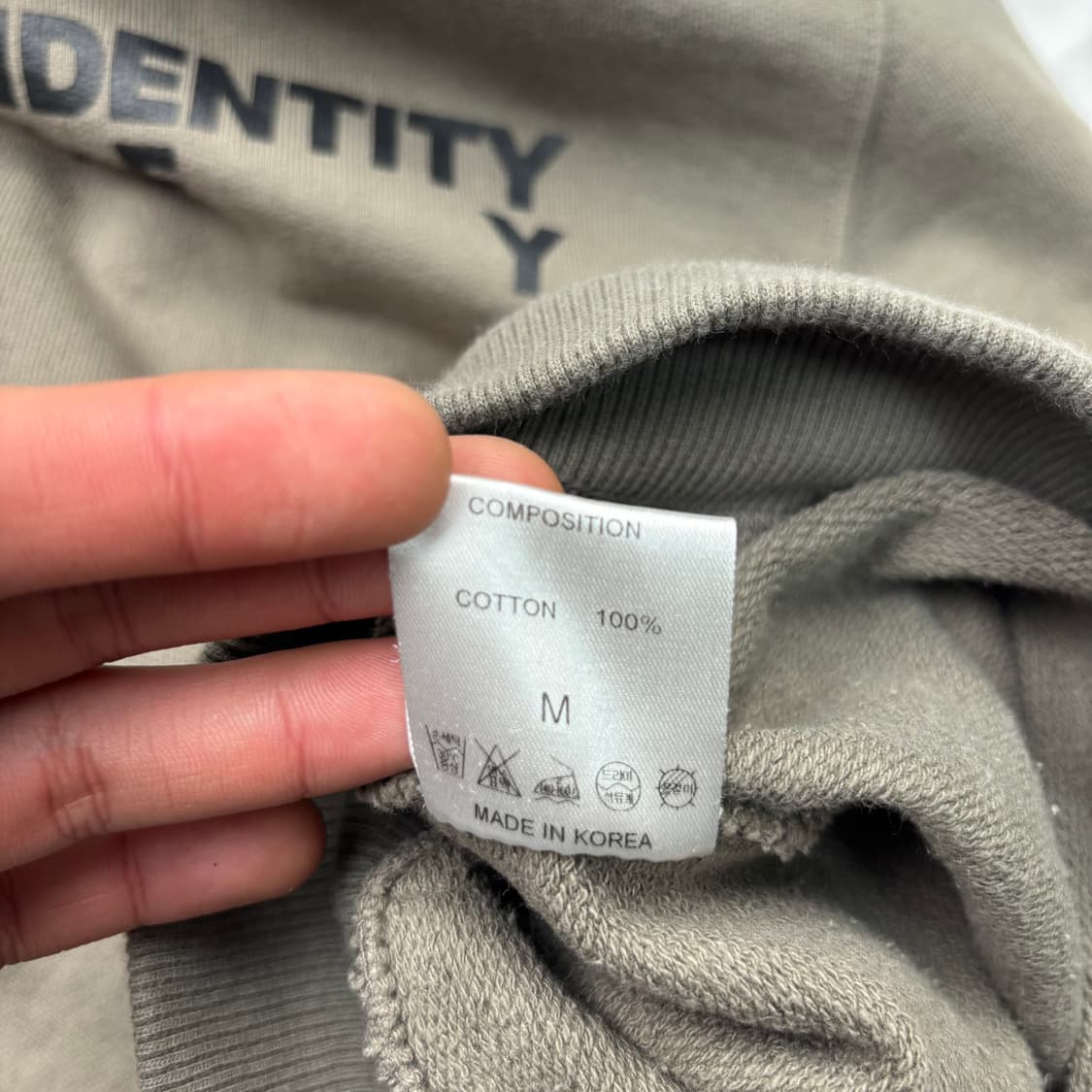 IEY 이에이 아이덴티티 후드집업 M 상품이미지9