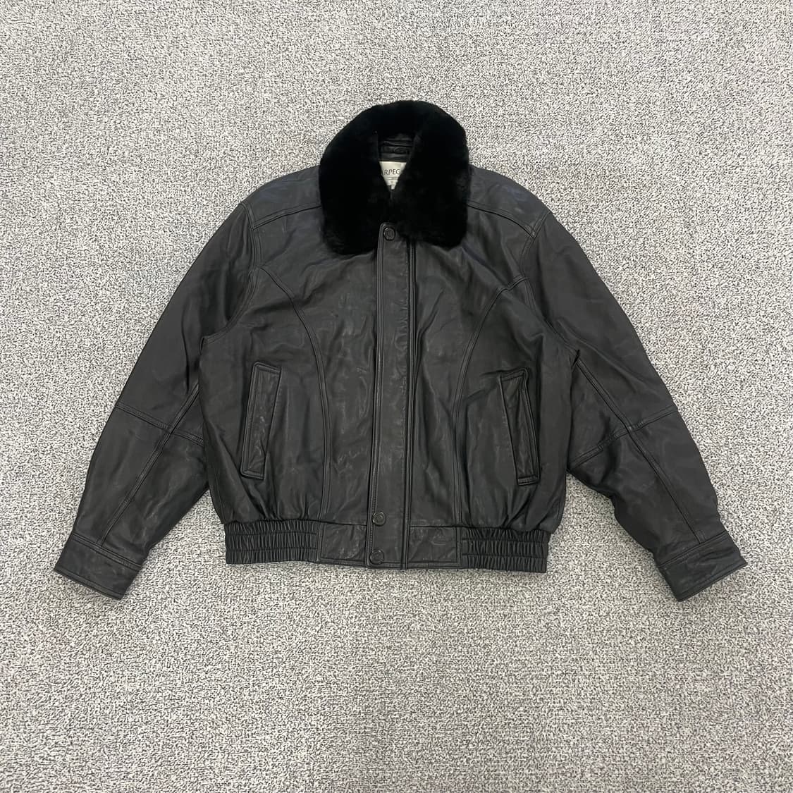 아르페지오 램스킨 양가죽 봄버재킷 0120HS1 상품이미지1