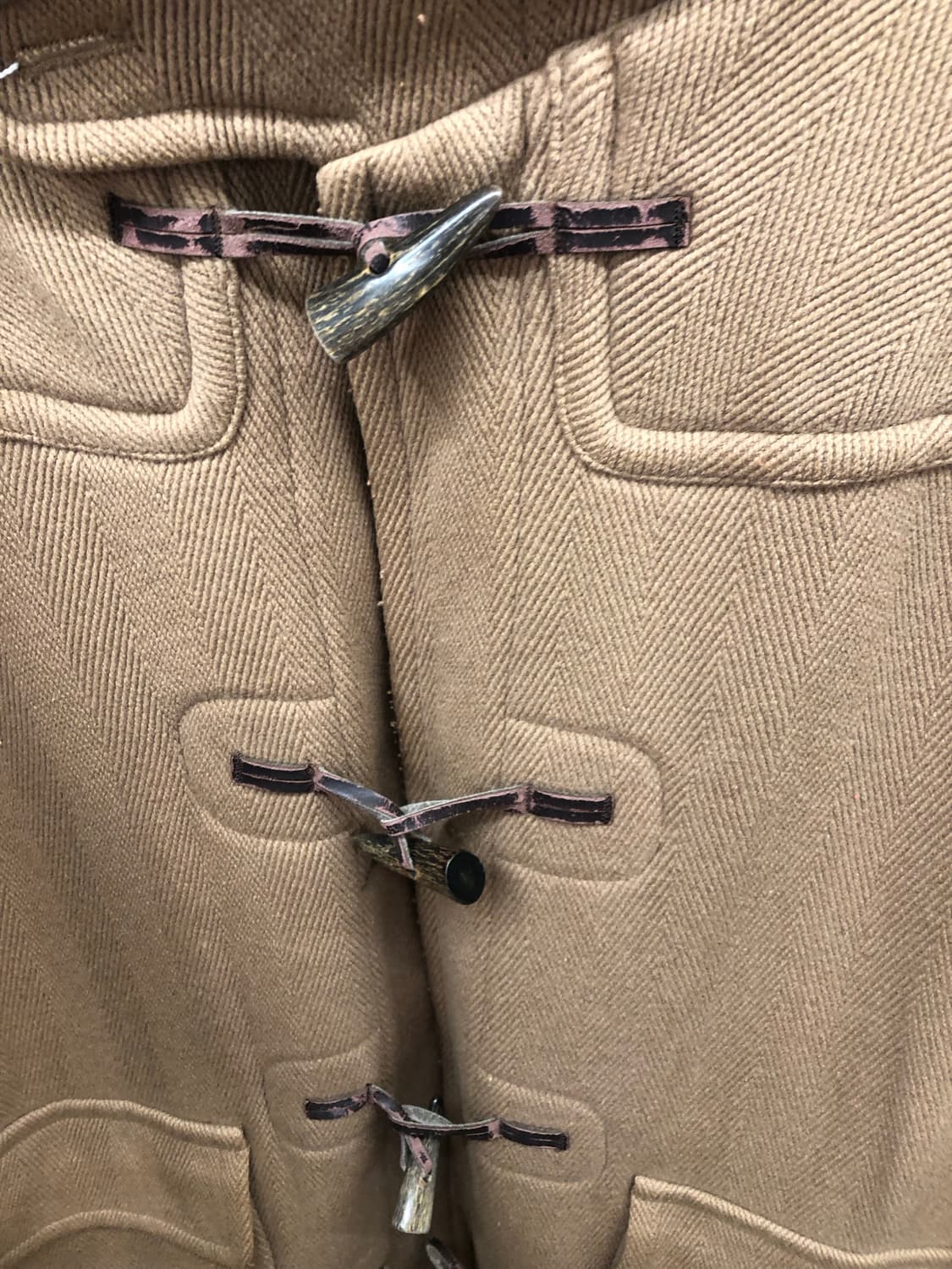 해링본 더플 코트 상품이미지4