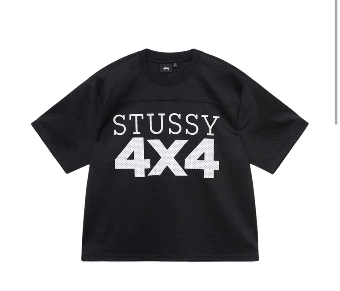 스투시 4x4 메쉬 풋볼 저지 블랙 L사이즈 상품이미지2