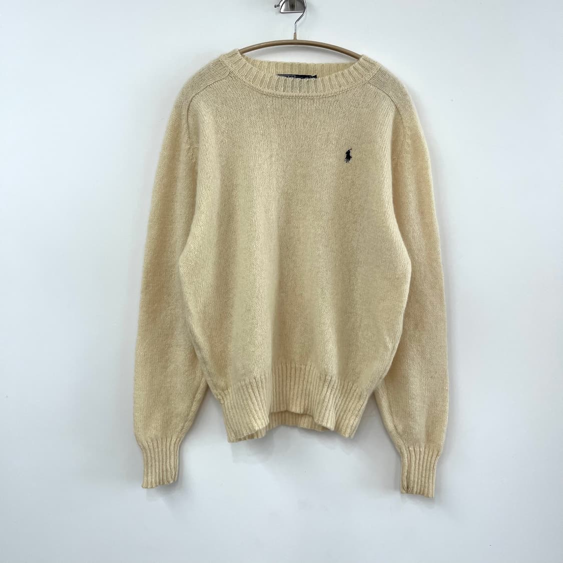폴로 랄프로렌 네이비 포니 아이보리 울 니트 상품이미지2