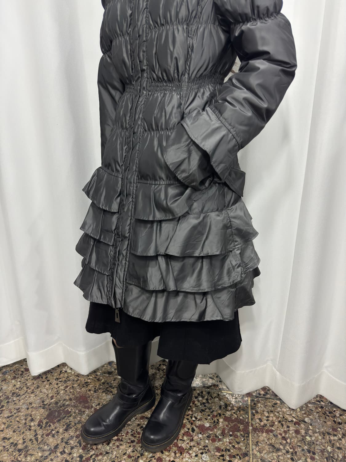 design silver twoway  padding 상품이미지4