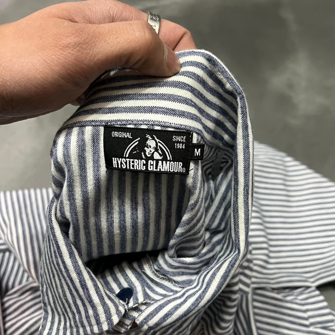  히스테릭글래머 76 스트라이프 셔츠 자켓 y15064 상품이미지8