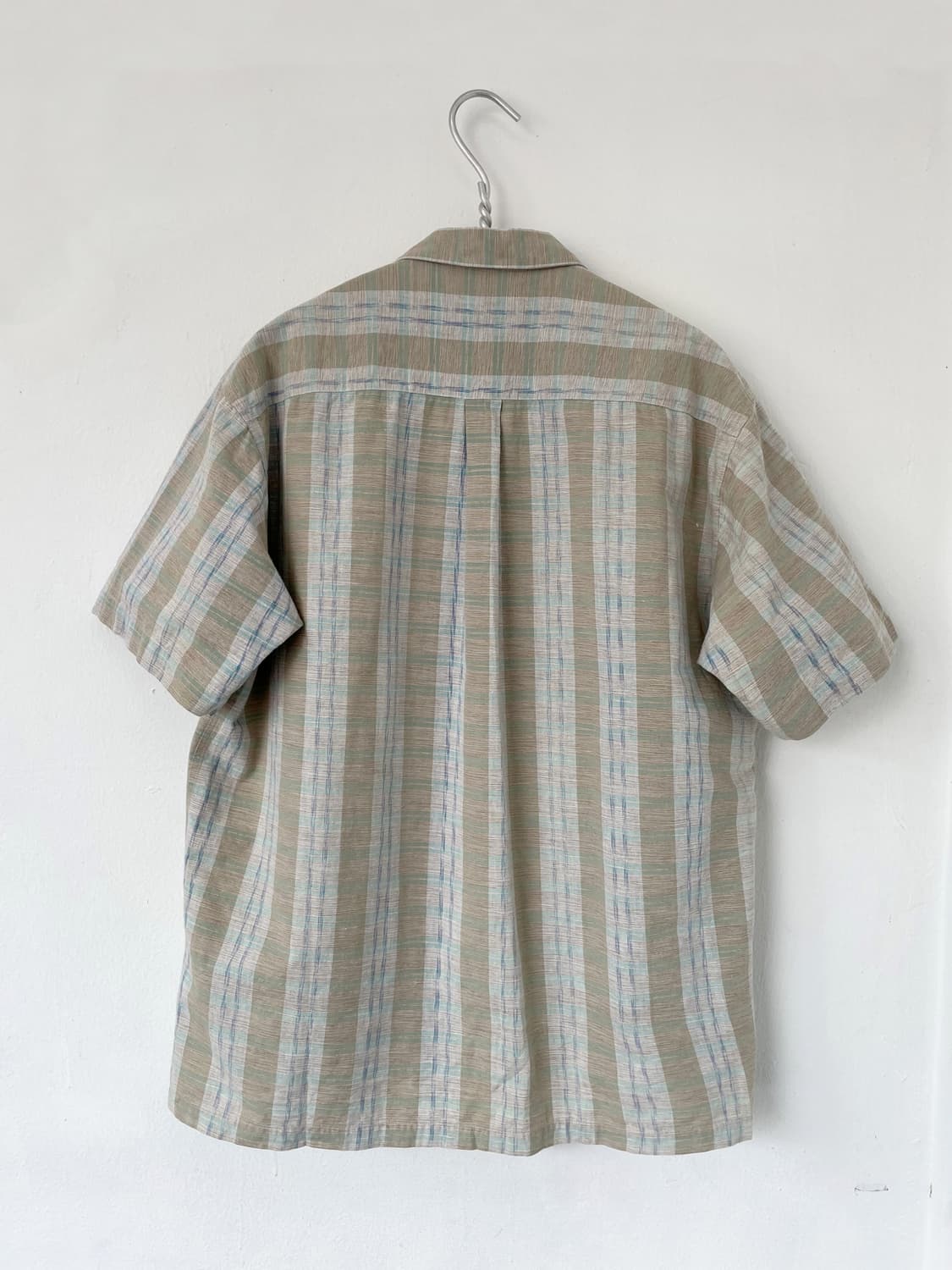 Patterned open collar H/S shir 상품이미지7
