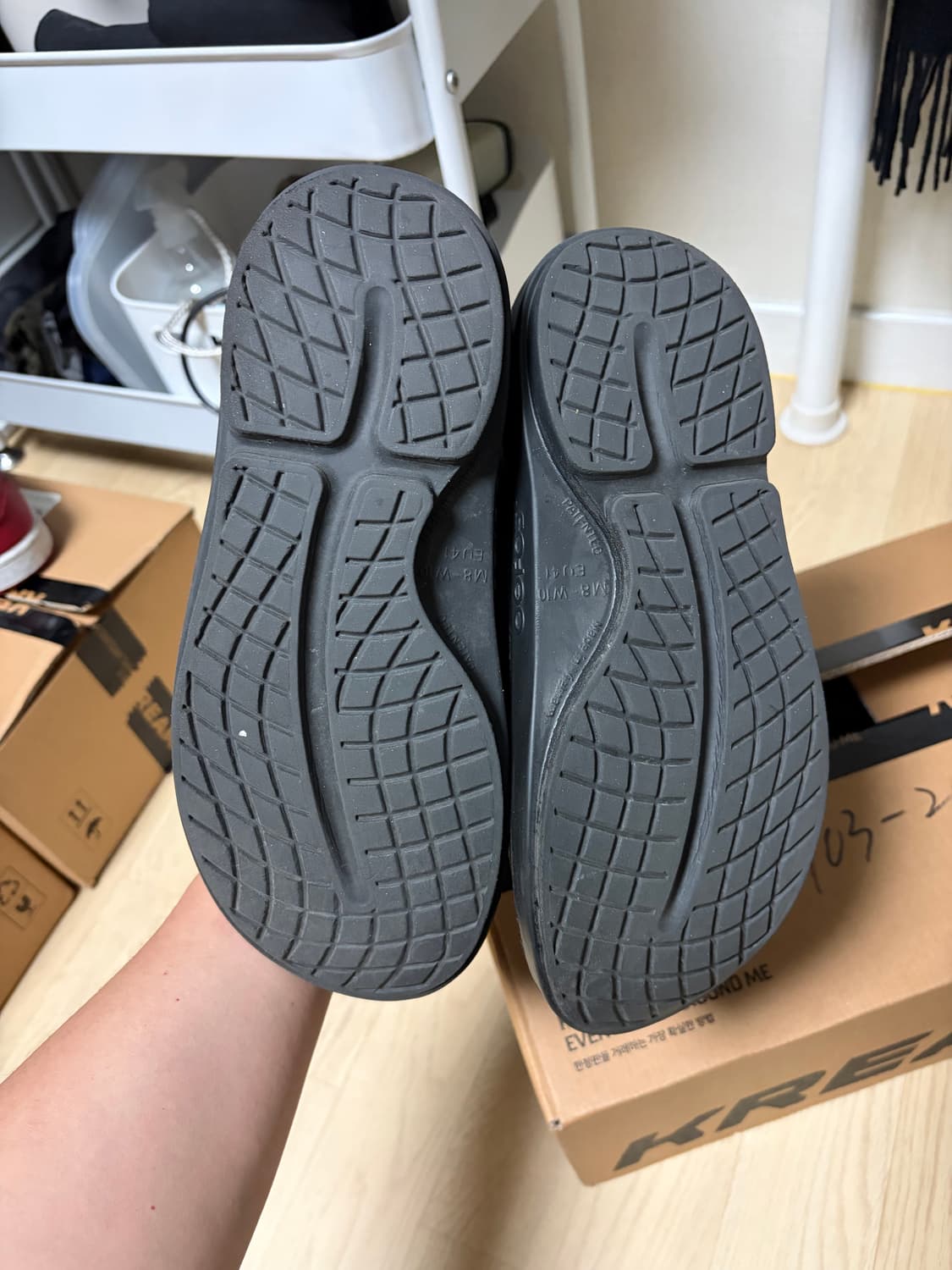 우포스 OOCLOOG BLACK - 클로그 블랙 270 상품이미지2