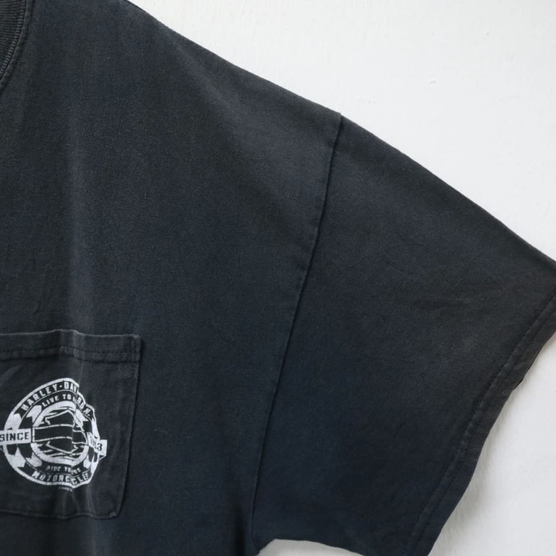 00'S 할리 데이비슨 반팔 티셔츠 66779 상품이미지5