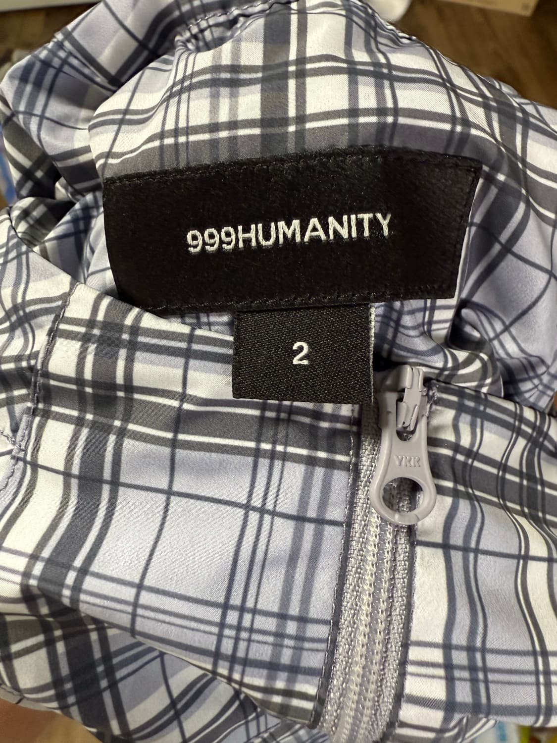 999휴머니티 check light hooded jacket 2 상품이미지5