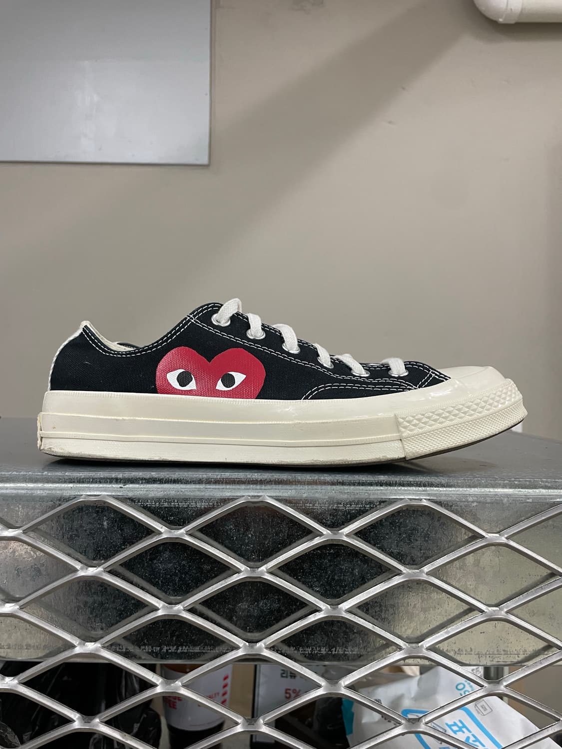 컨버스 X 꼼데가르송 척 70 블랙 265 (gr-4468) 상품이미지4