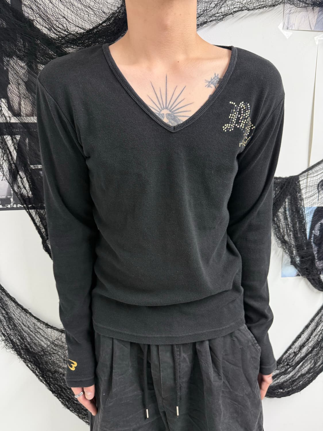 00s beads detailed longsleeve 상품이미지3