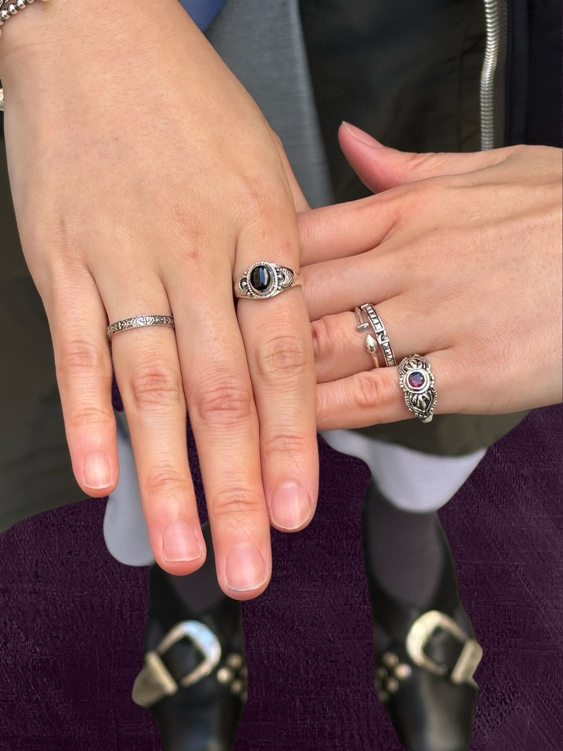 Onyx Ornate 925Silver Ring 상품이미지5