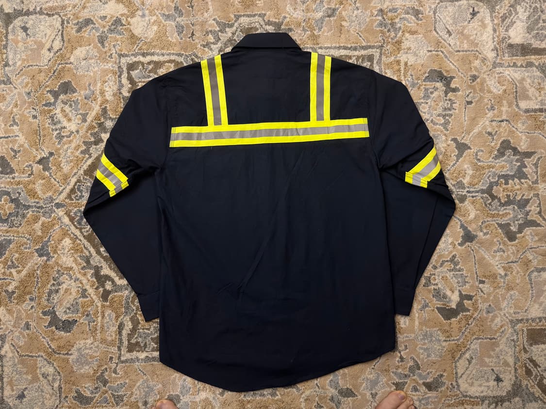 [칼하트] 리플렉티브 FR 워크 셔츠 네이비 고프코어 상품이미지3