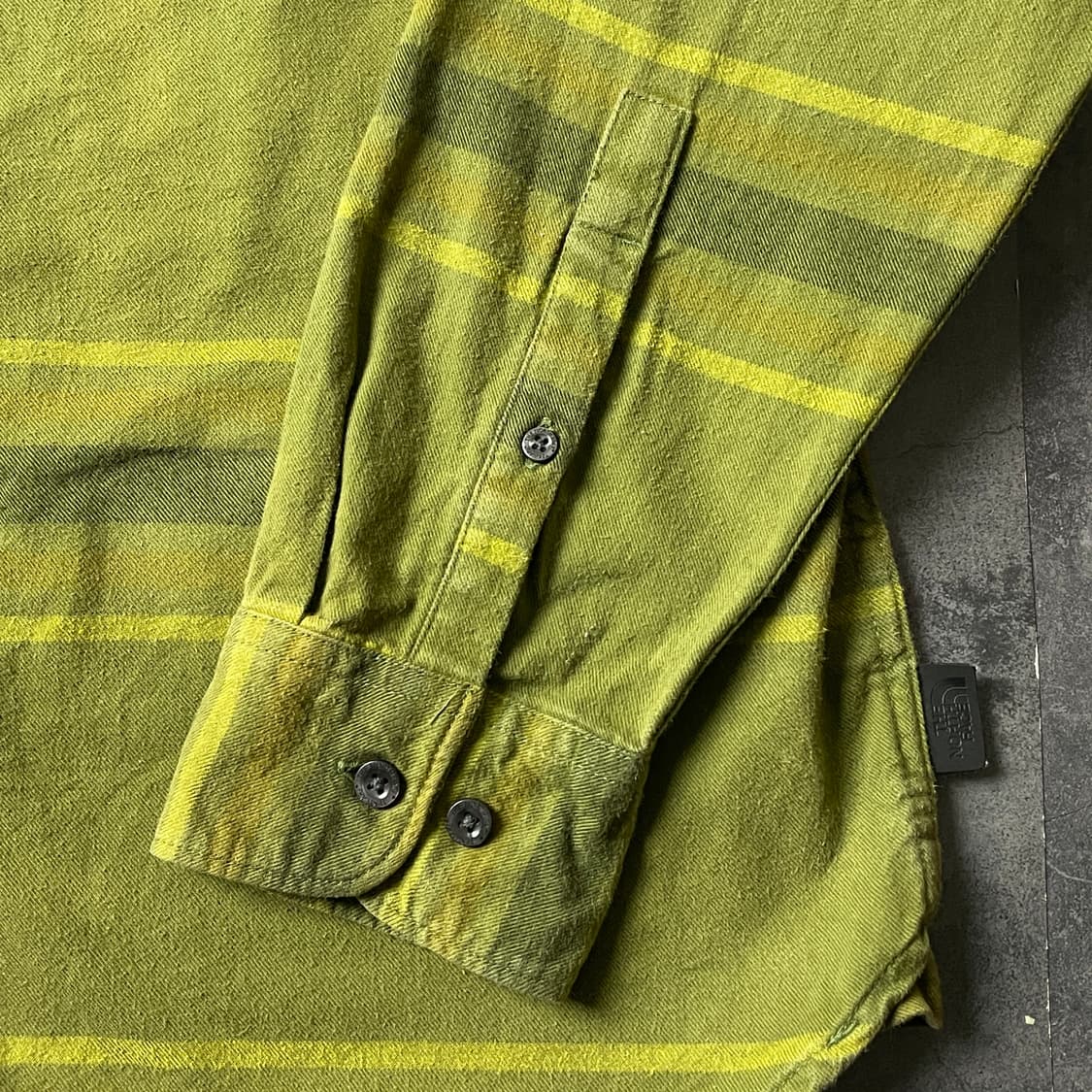 THE NORTH FACE 노스페이스 빈티지 그린 코튼셔츠 A00511 상품이미지4
