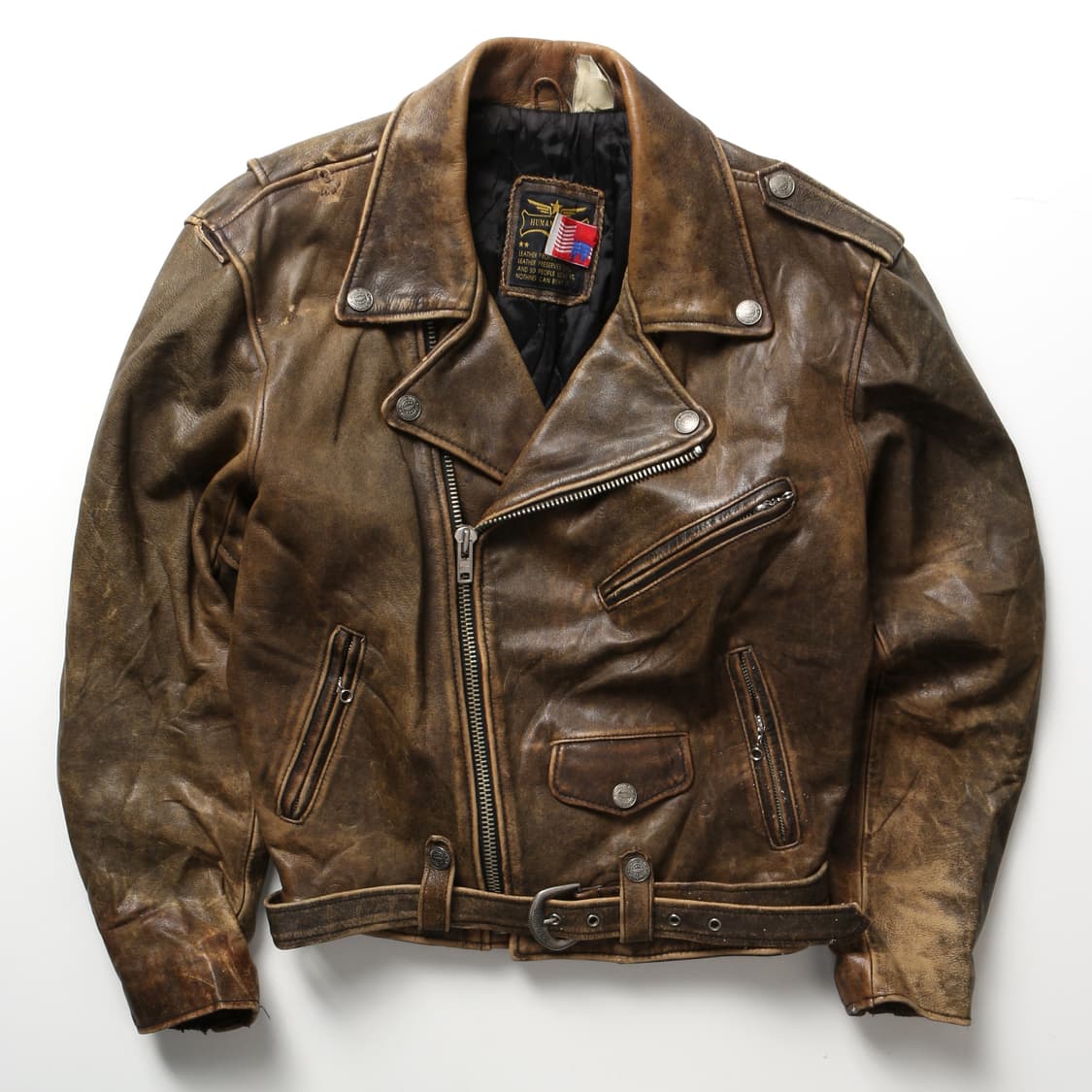 HUMAN BEING 레더 더블라이더 자켓   상품이미지1