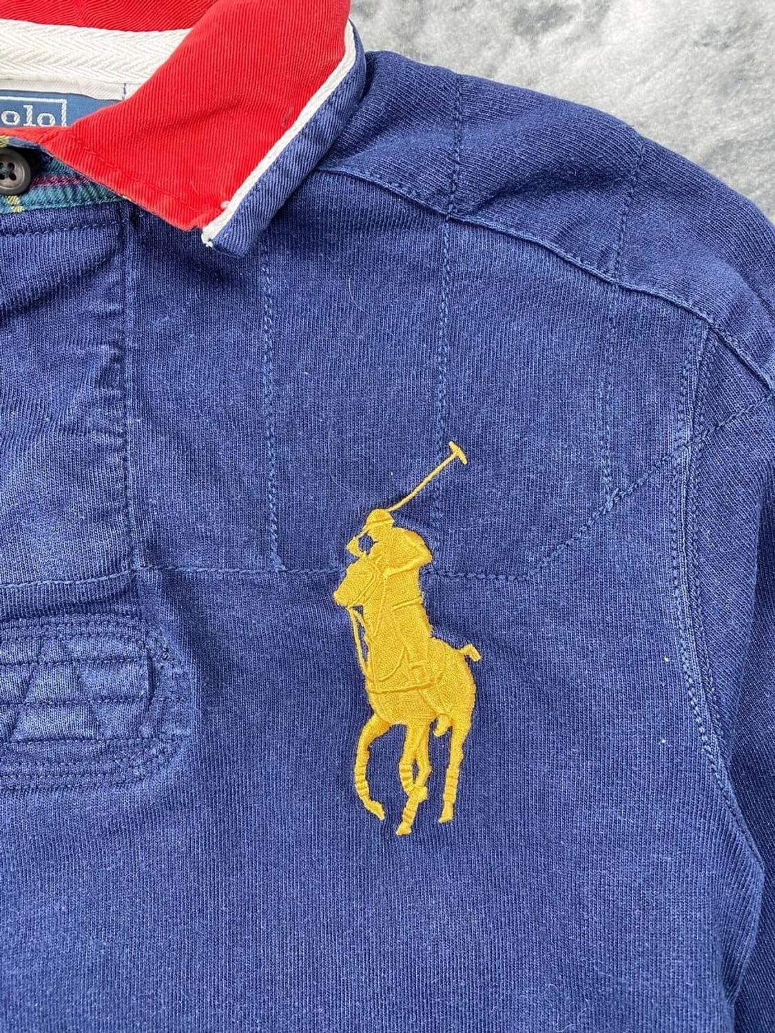 폴로 랄프로렌 빅포니 크레스트 자수 긴팔 럭비 셔츠 상품이미지6