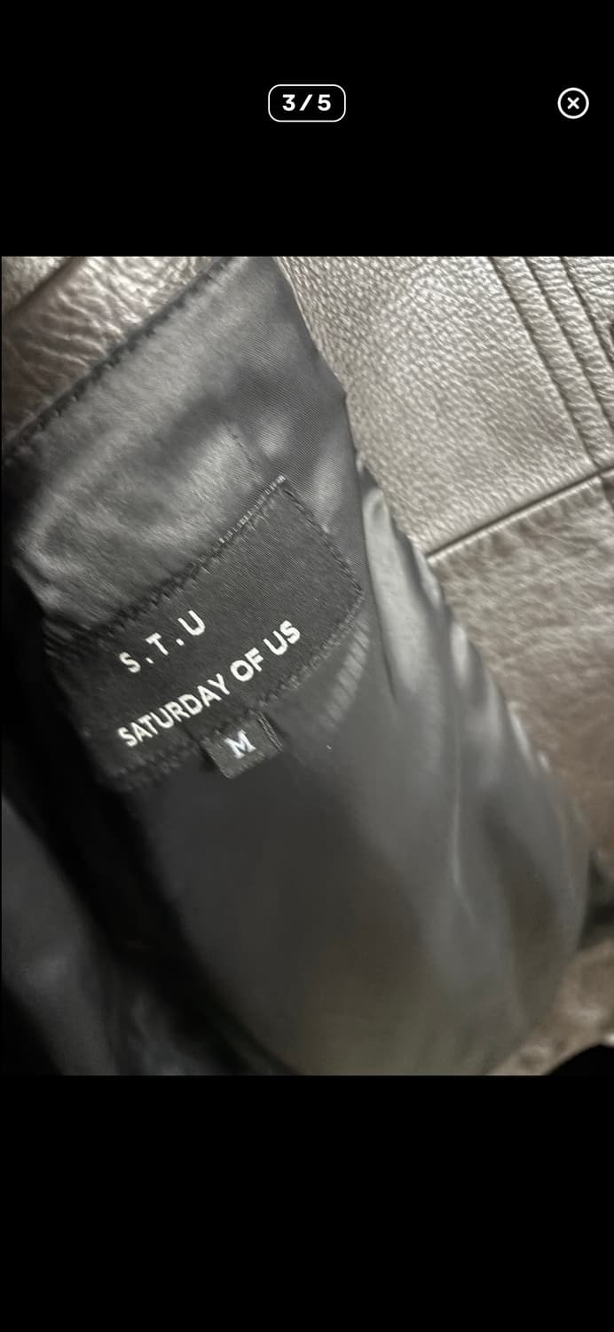 Stu 레더자켓M 상품이미지3