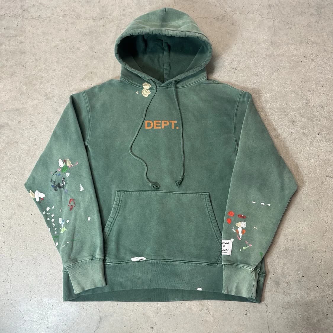 갤러리 디파트먼트 센터 로고 페인티드 후드 상품이미지1