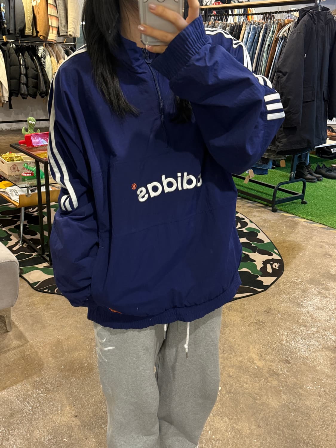 아디다스 아크 우븐 트랙탑 네이비 (최저가) 상품이미지6