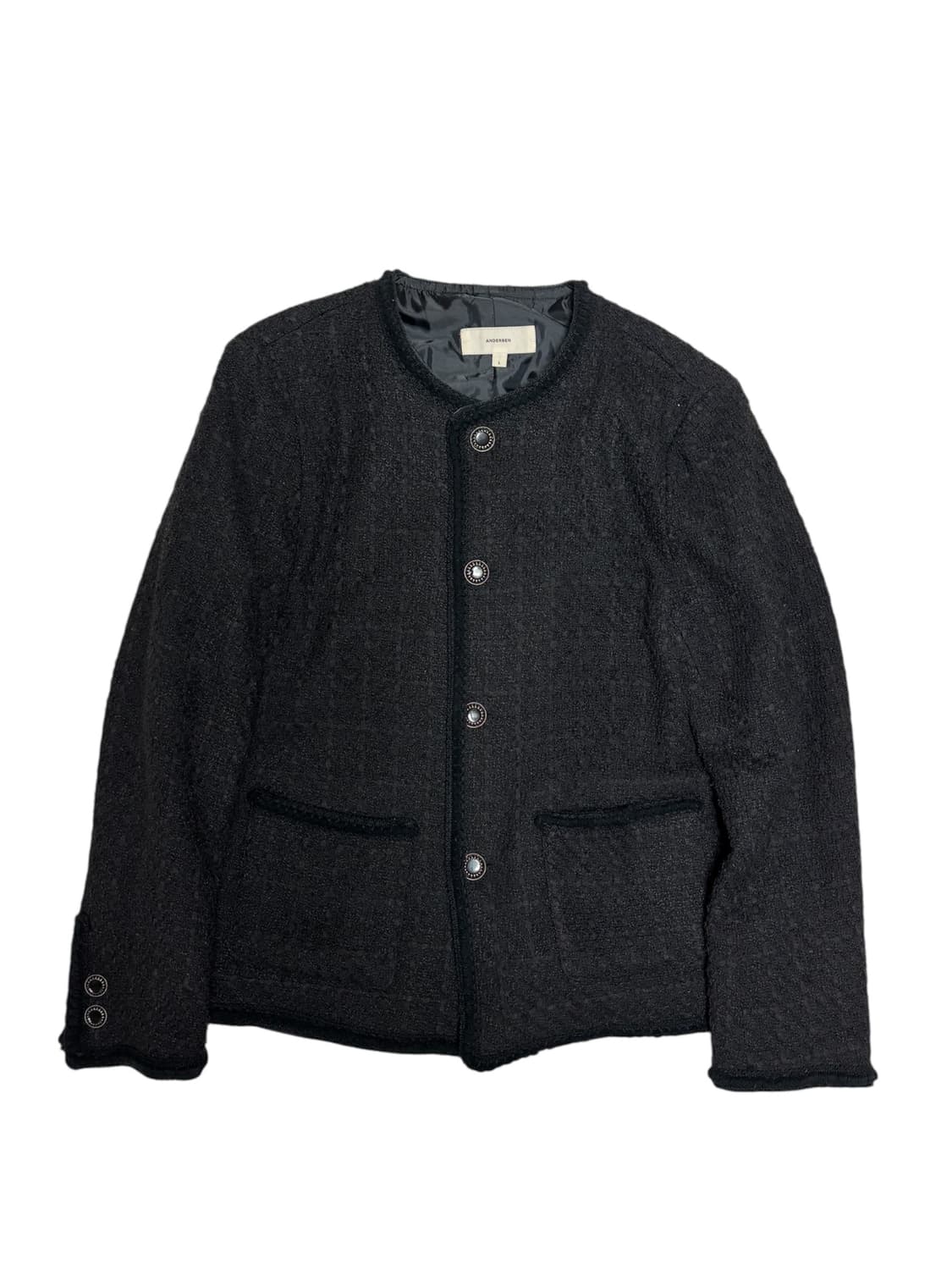 로랑051 Andersen 안데르센 남자 트위드 자켓 L 상품이미지1