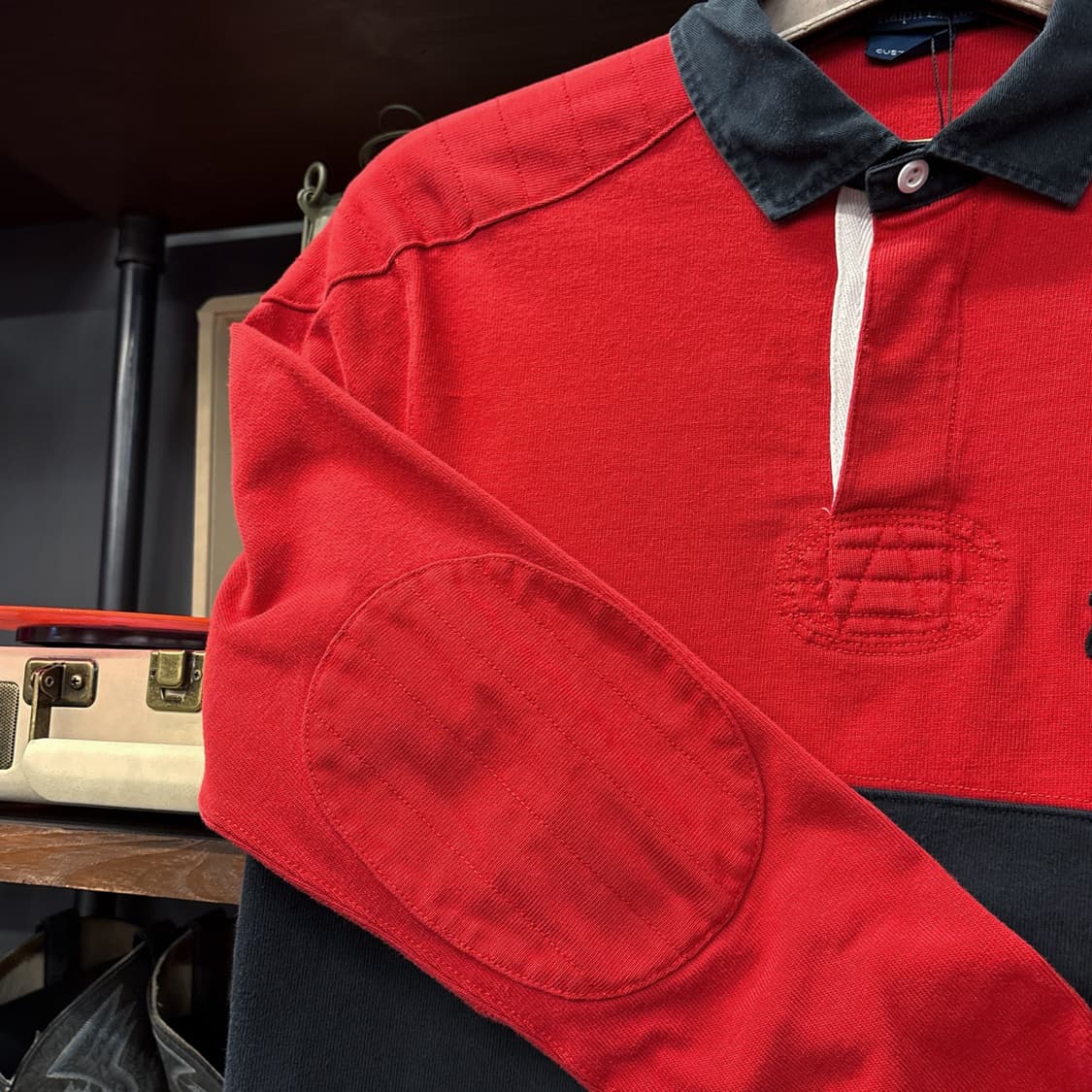 90s 폴로 랄프로렌 RL 자수 와펜 클래식 프레피 럭비티 N806 상품이미지5